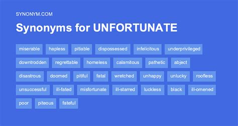 synonym for unfortunate|another word for unfortunate event.